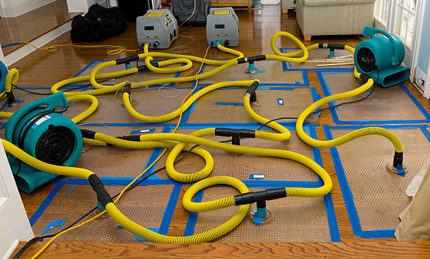 Professional Flood Damage Restoration technician working in Omak, WA